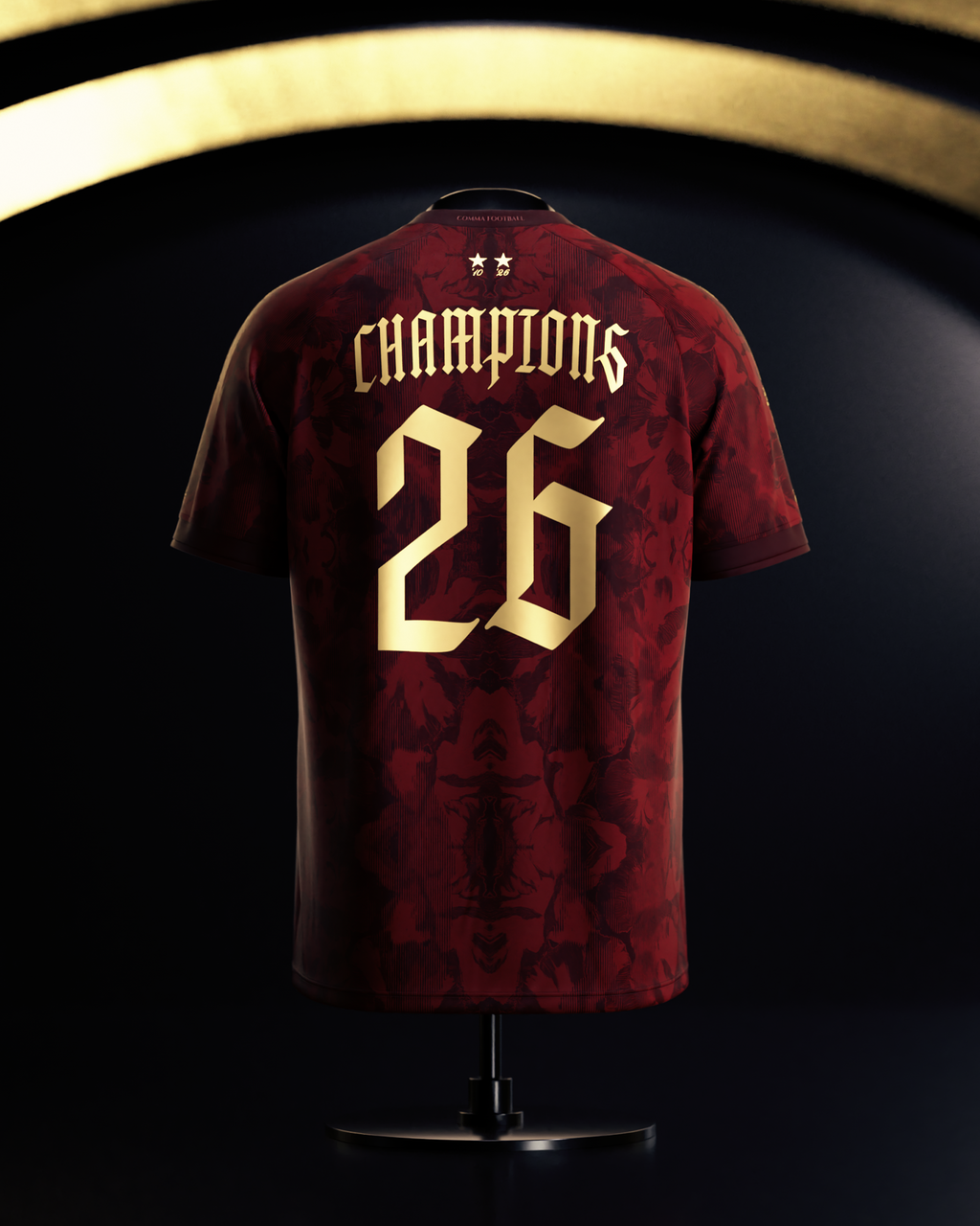Spain 2026 Champions Jersey - Maroon