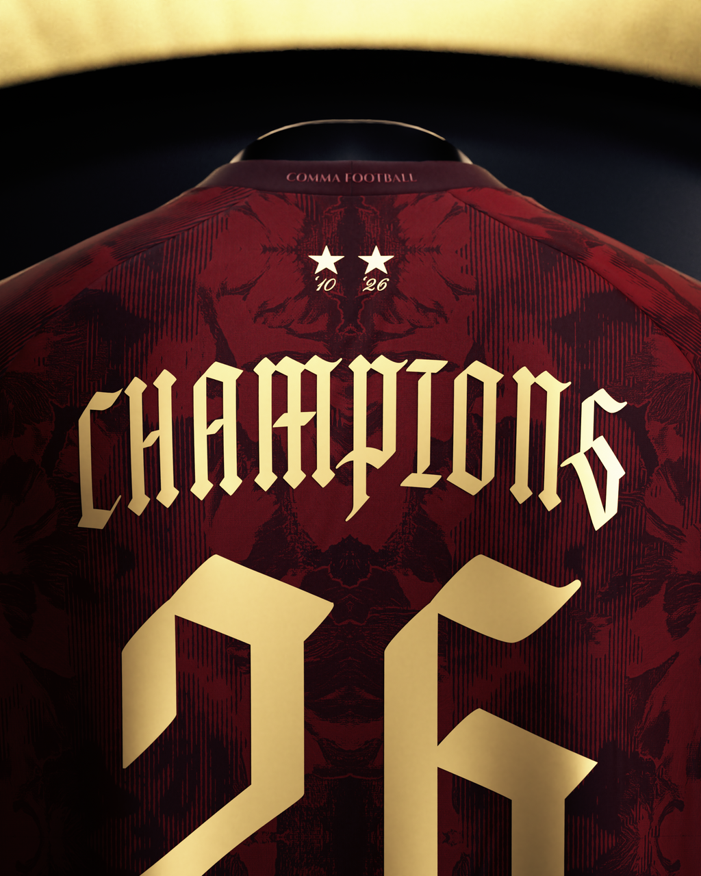 Spain 2026 Champions Jersey - Maroon